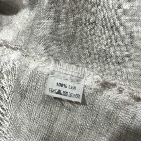 MUZA Artistic Knitting linen jacket gray size small EUC - Picture 7 of 7